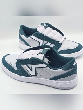 Vans Lowland 2.0 Men's Size 10 Low-top Sneakers☆VN000D6RZOX☆Tri-Tone Green/Grey☆